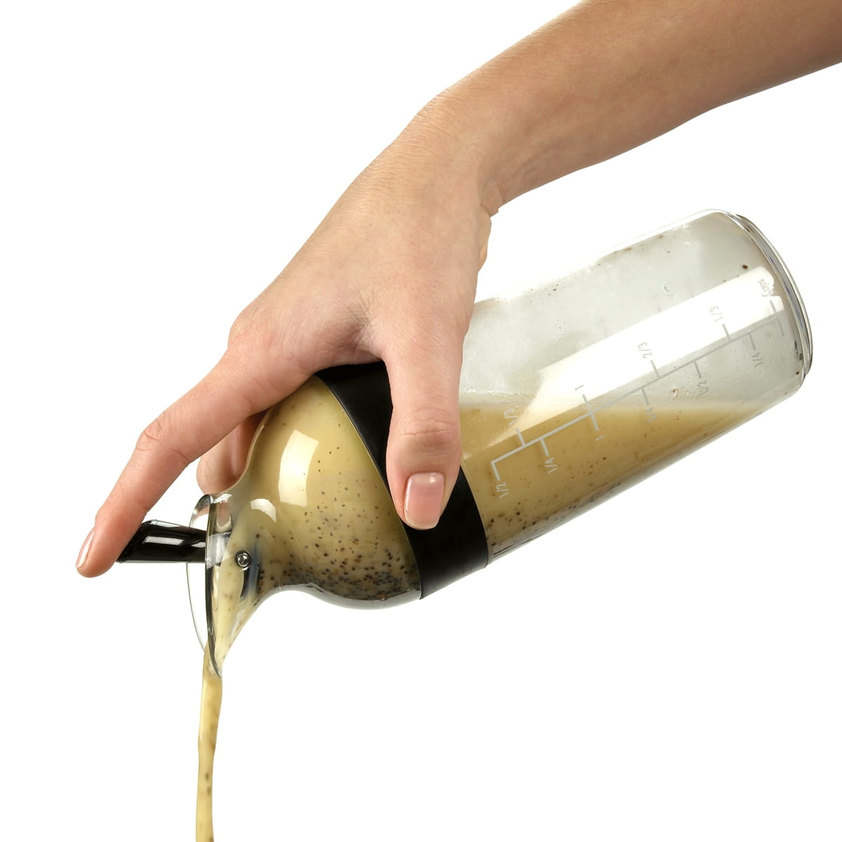 Shaker do sosów i dressingów do sałatek czarny Good Grips OXO 1188500MLNYK