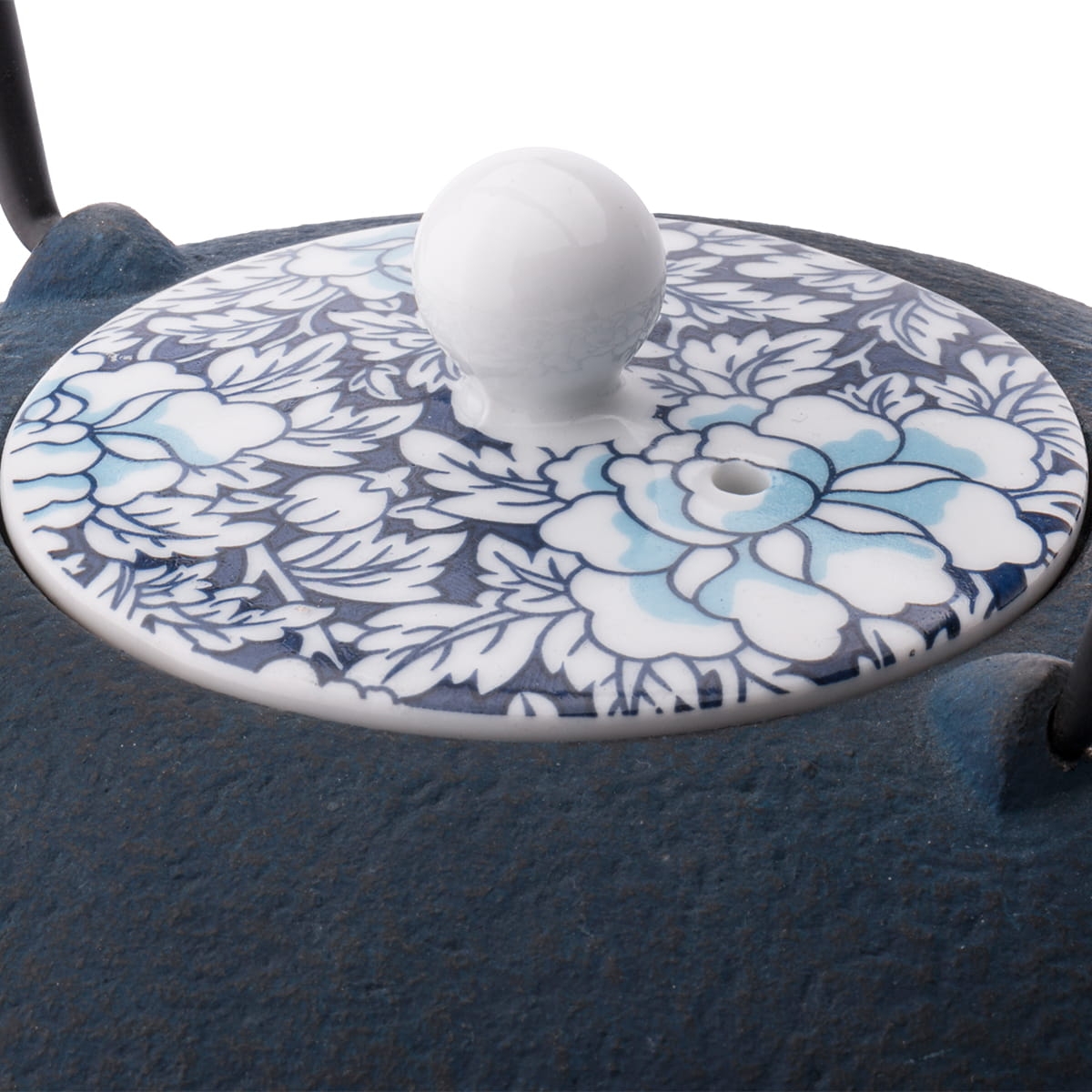 Dzbanek żeliwny do herbaty Yantai 1,2L z porcelanową pokrywką / Bredemeijer G021BP