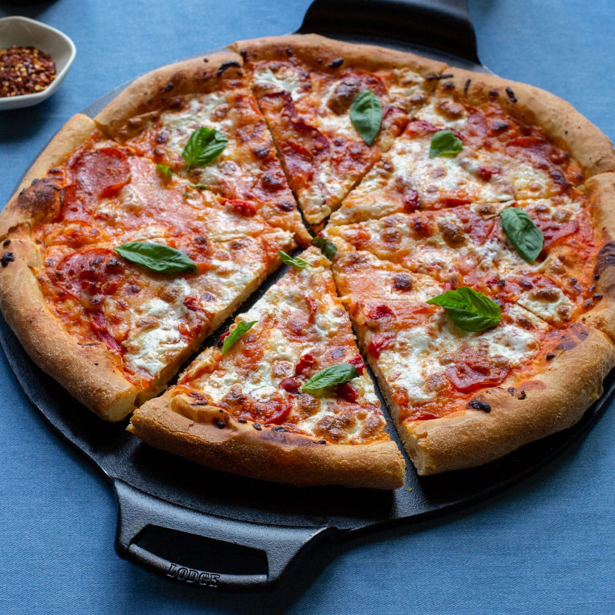 Płyta żeliwna do pizzy i podpłomyków / Lodge BW15PP