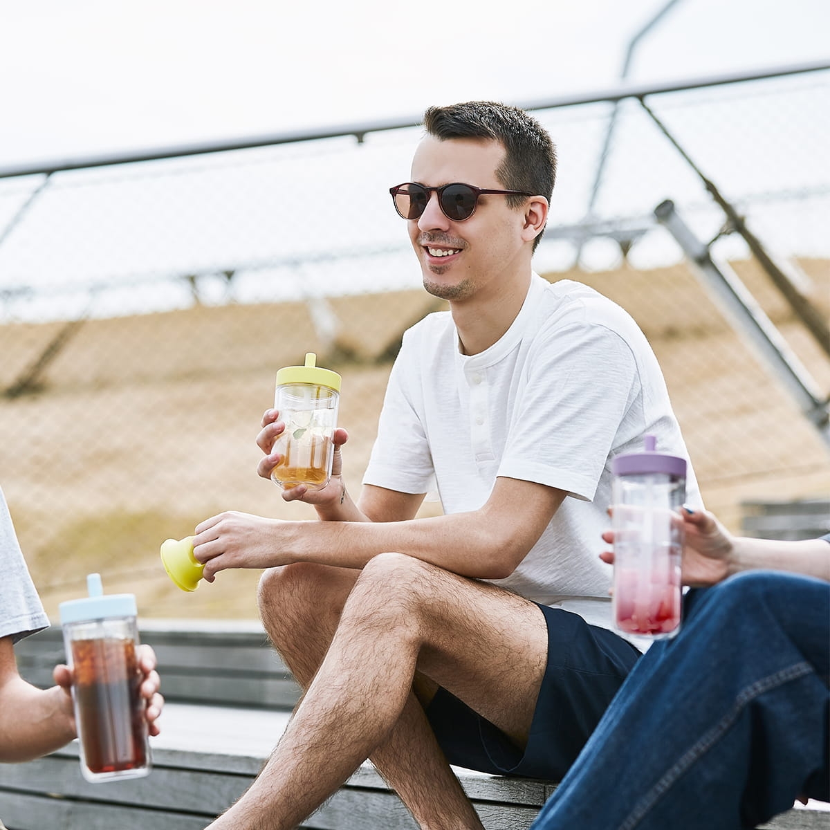 20074 butelka na wodę TO GO Kinto fioletowa 0,48l