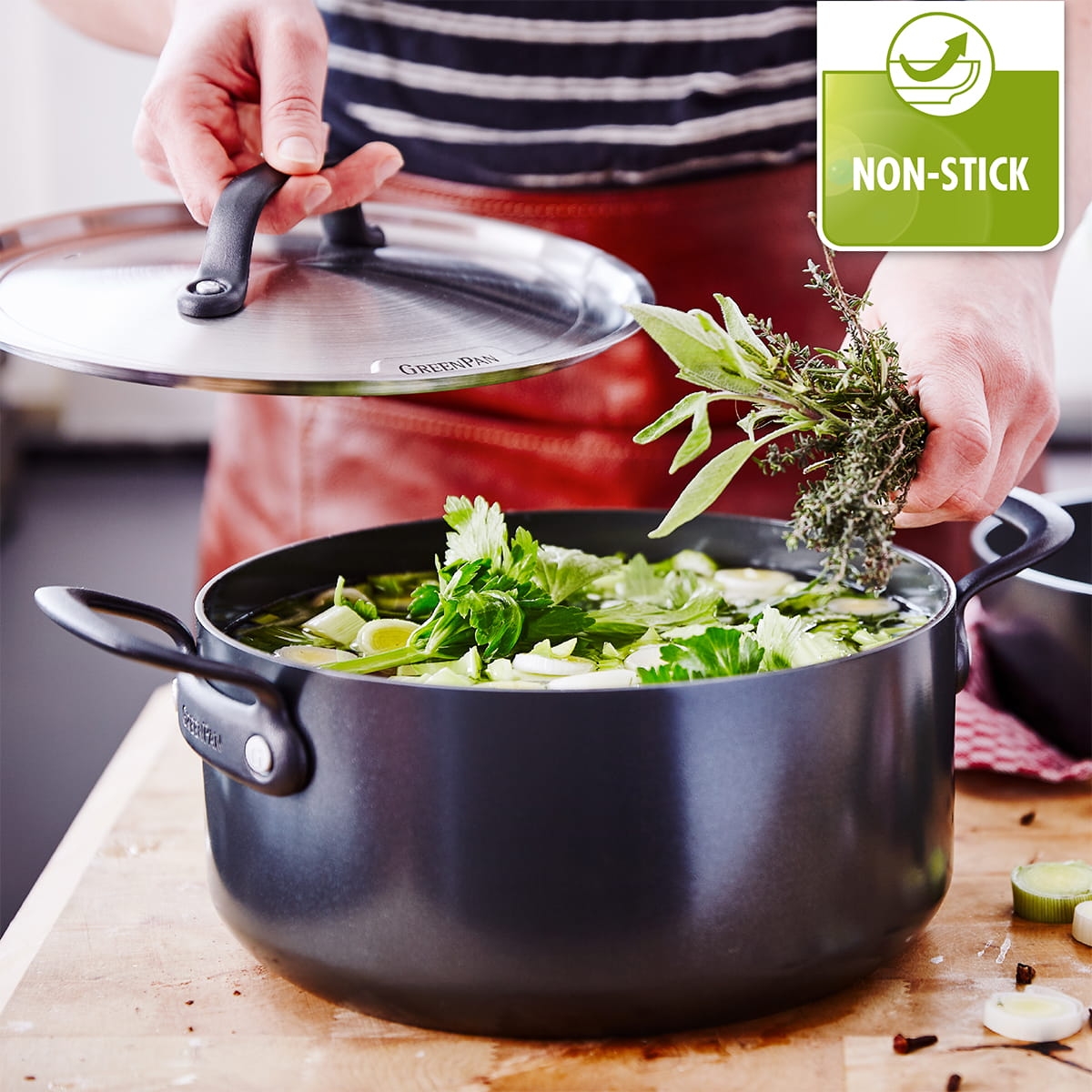 Garnek ceramiczny z pokrywką CRAFT 4,9L GreenPan CC002267-001
