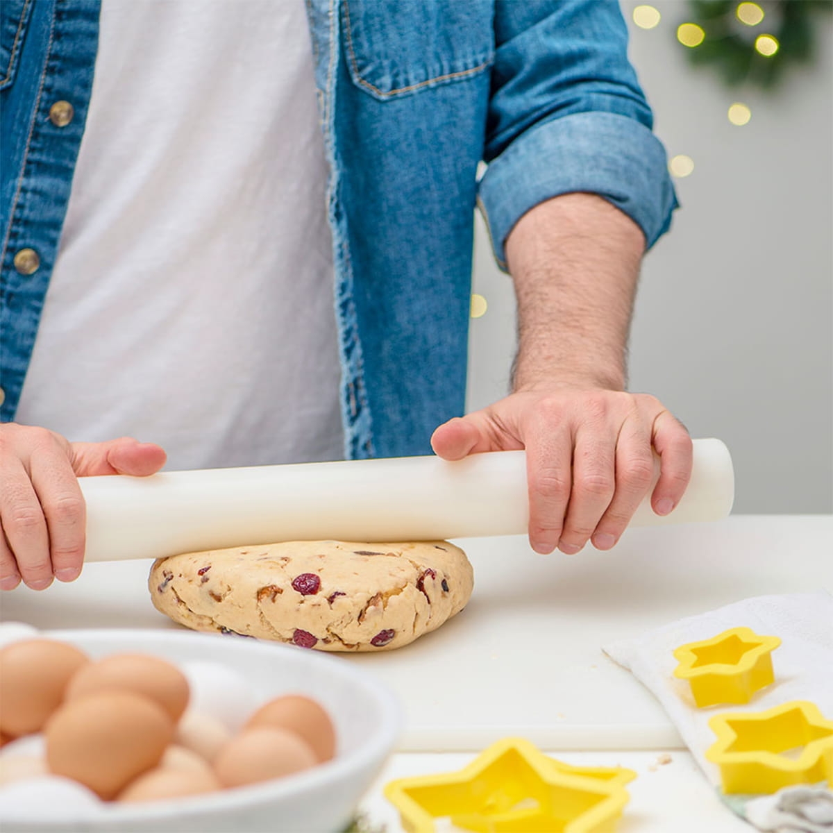 Wałek do ciasta z tworzywa 33 cm  Decora 9260271