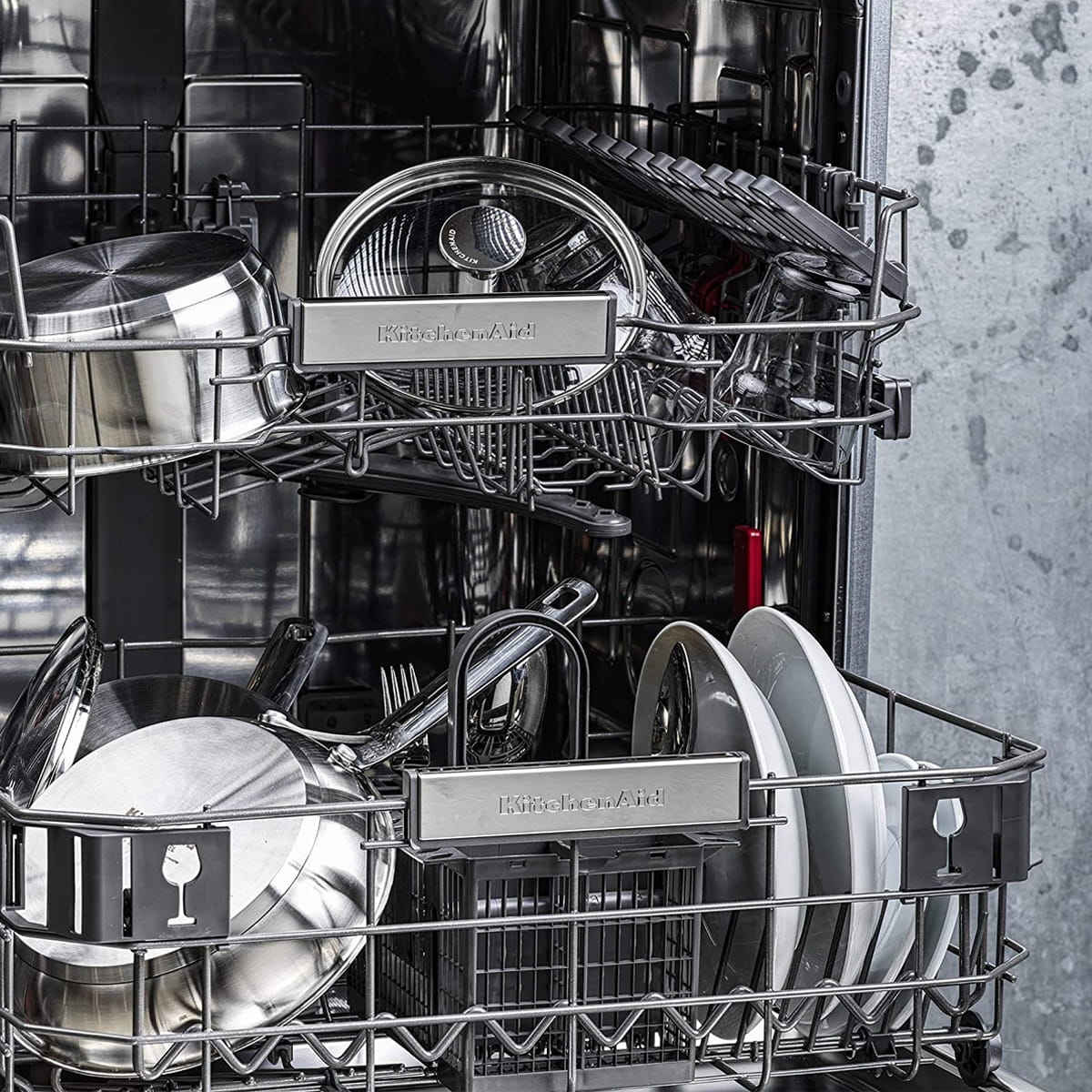 garnki do mycia w zmywarce KitchenAid