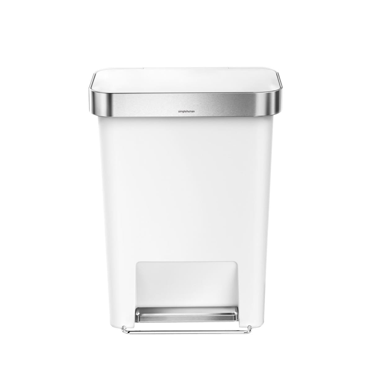 Kosz na śmieci 45 l pedałowy LINER POCKET - biały simplehuman CW1387