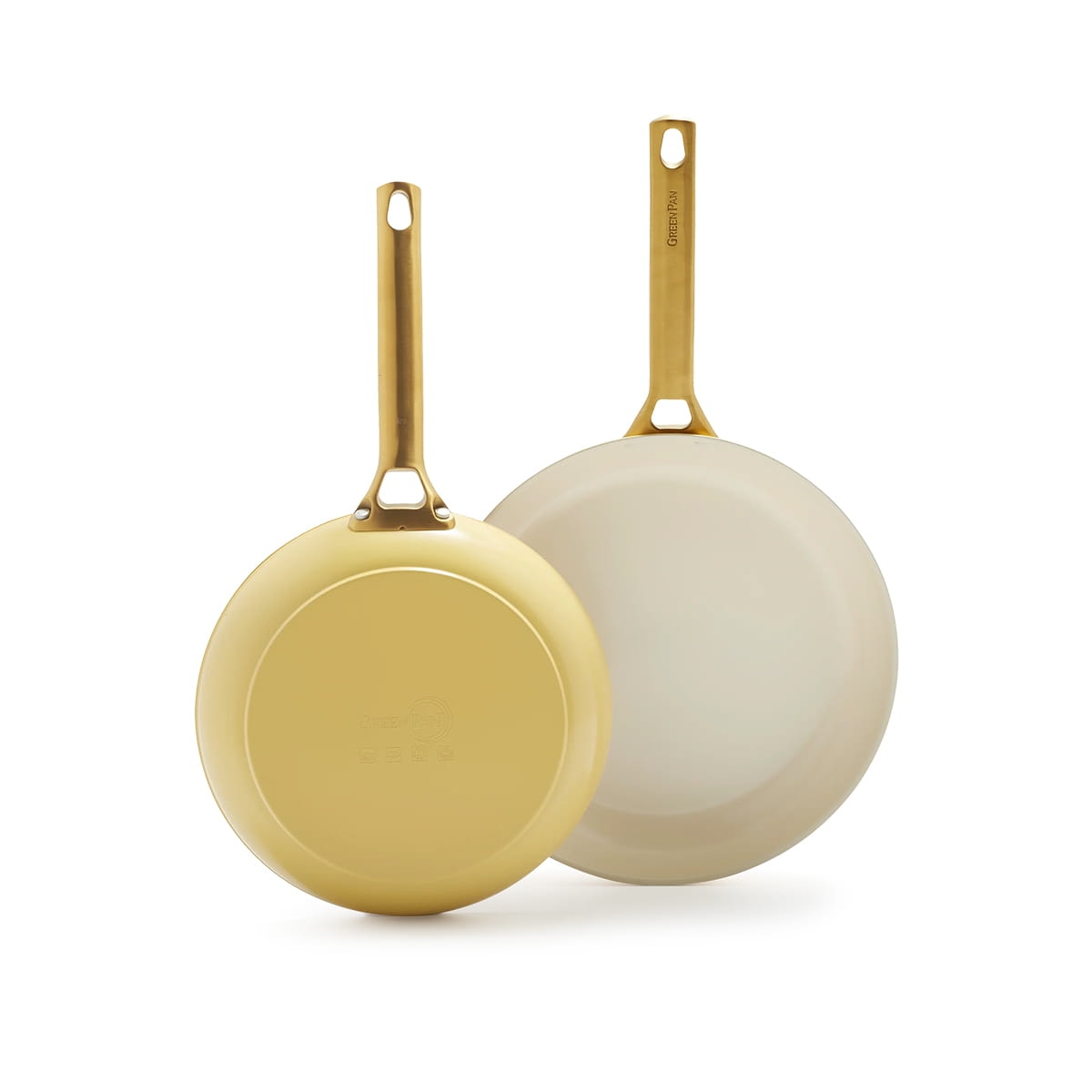 Zestaw patelni PADOVA 20 i 28cm Sunshine Yellow, żółte GREENPAN  CC006436-001 na bakeshop.pl