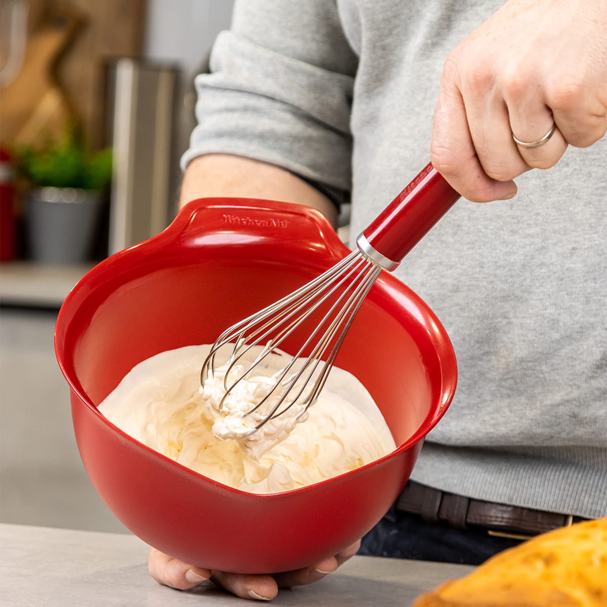 KitchenAid trzepaczka metalowa CORELINE Empire Red KAG060OHERE 5057982065515