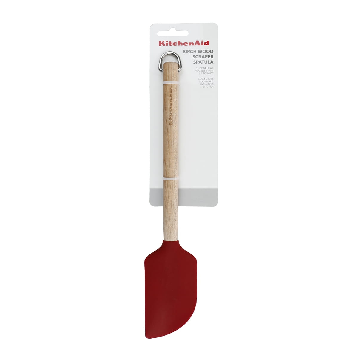KitchenAid łopatka silikonowa z drewnianą rączką CORELINE Birch 5057982080068