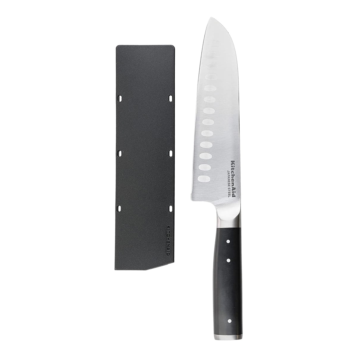 KitchenAid ostry nóż santoku 18 cm z pokrowcem 5057982000585