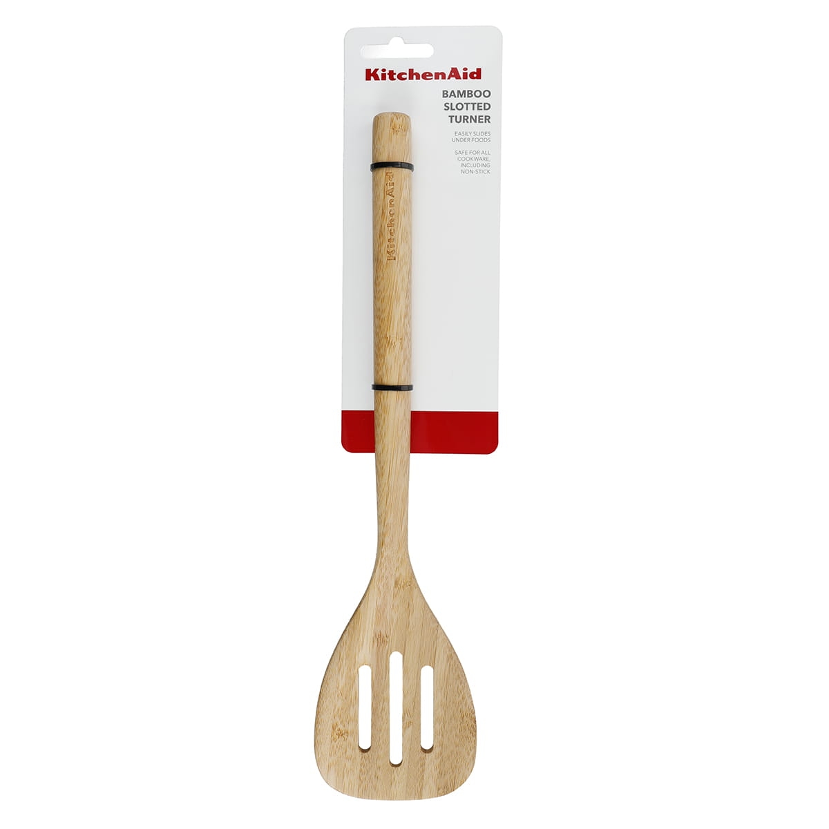 Drewniana łopatka z otworami kuchenna Bamboo KQG602OHBBE w bakeshop.pl