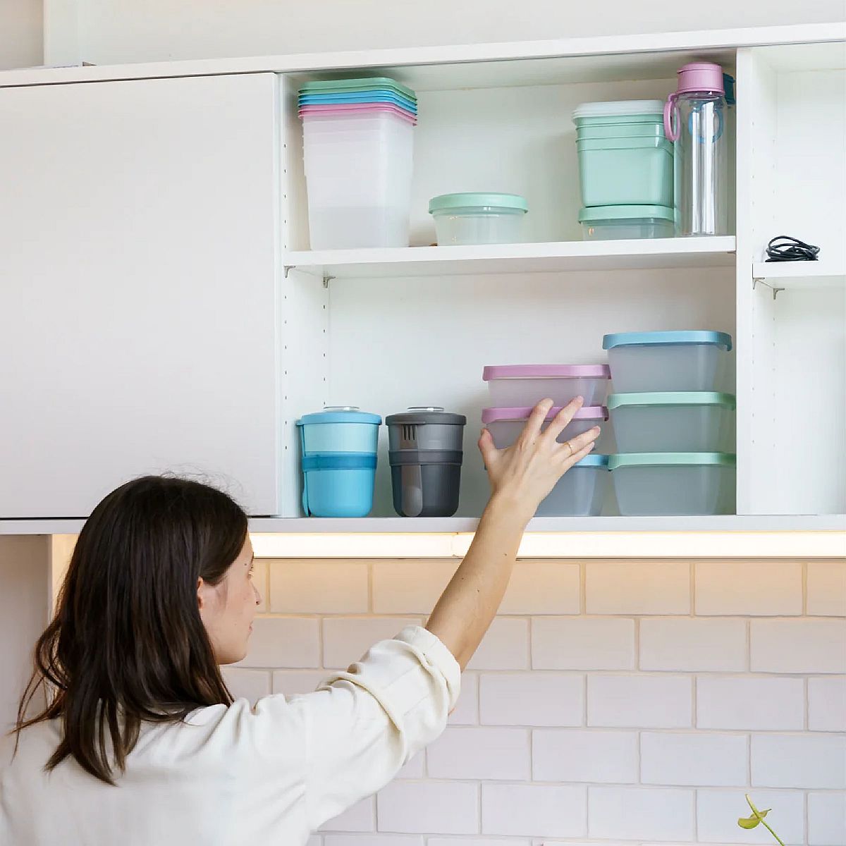 Pojemniki do przechowywania żywności w lodówce i mrożenia owoców i warzyw Optifridge™ Amuse A-000371, ean 5410801262005