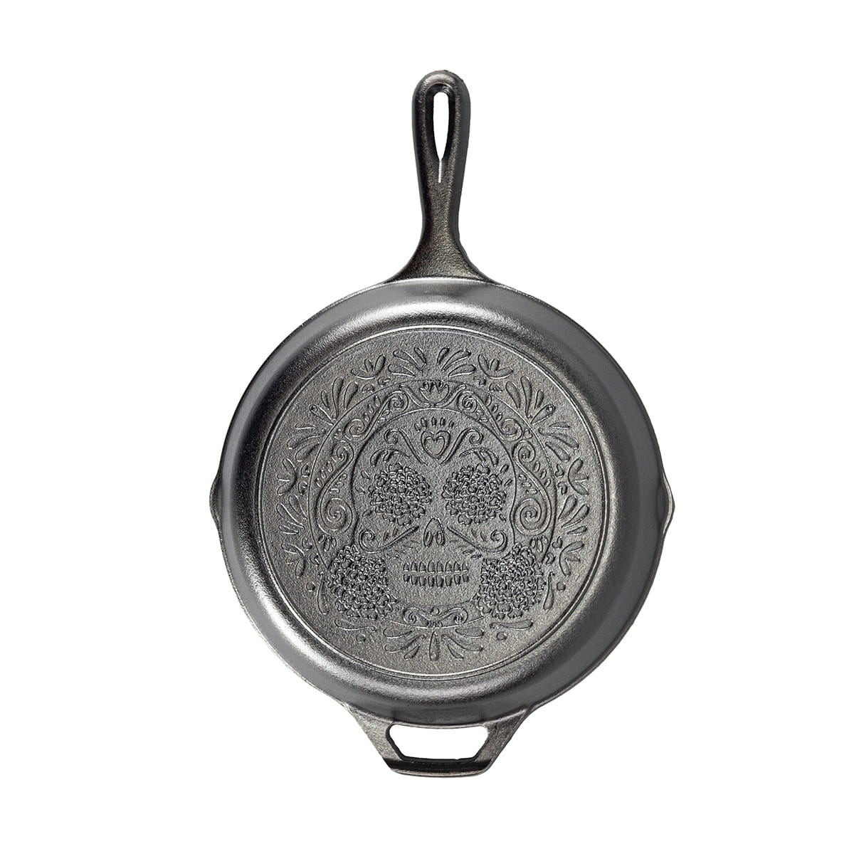 Patelnia żeliwna MEKSYKAŃSKA CZASZKA  26 cm Lodge L8SKULL