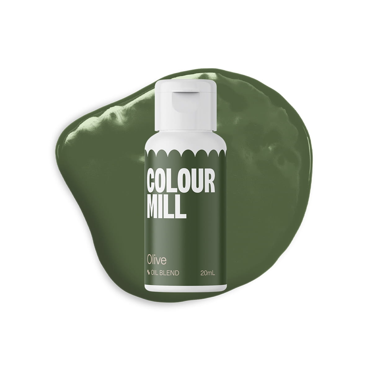 Colour Mill barwnik spożywczy Oil Blend Olive 20 ml , zielony oliwkowy CMO20OLV