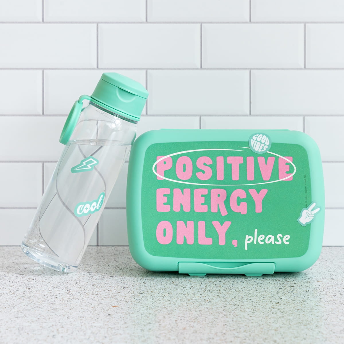 Butelka do wody dla dziecka  z lunchboxem 500 ml 5410801423000