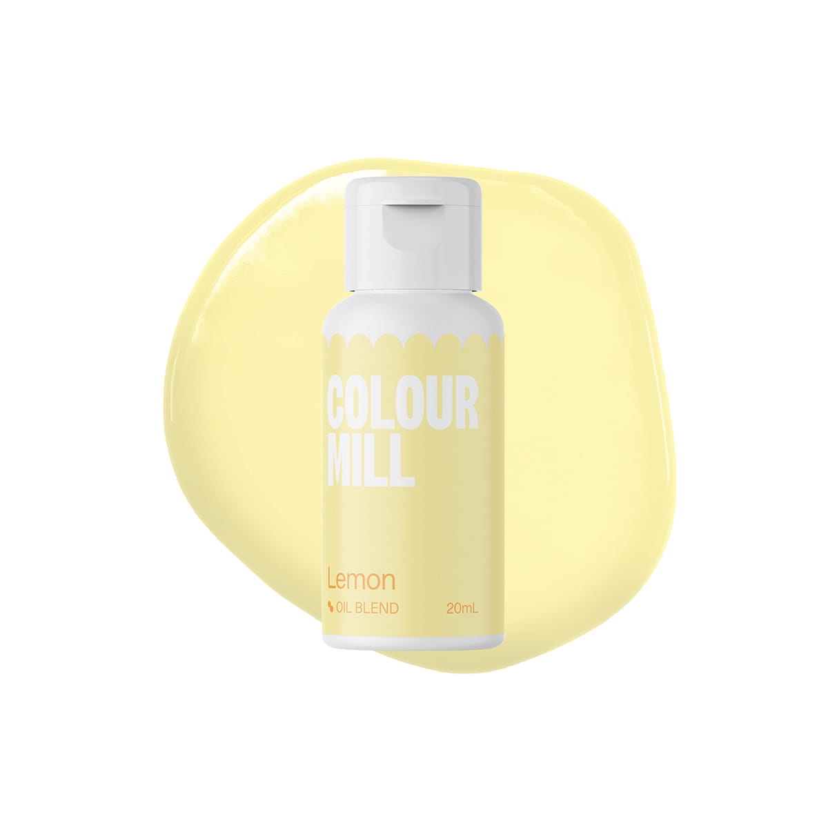 Colour Mill barwnik spożywczy Oil Blend Lemon 20ml , pastelowy zółty