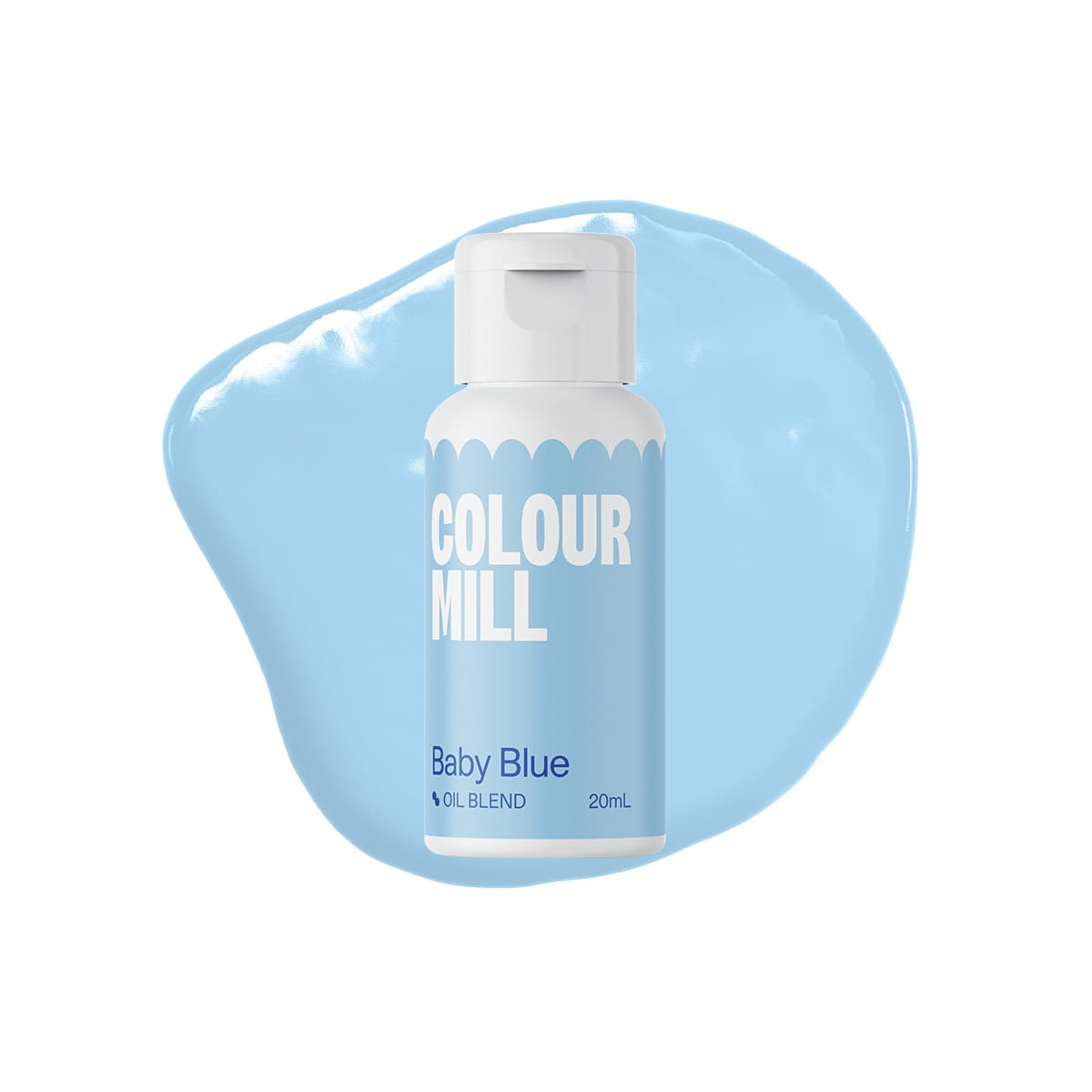 Colour Mill barwnik spożywczy w żelu Oil Blend Baby Blue 20ml , błękitny niebieski