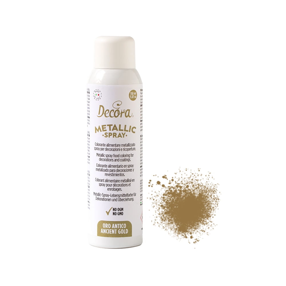 Złoty barwnik w sprayu , spożywczy, antyczne złoto Decora 9600560