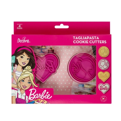 Decora foremki i stemple BARBIE - zestaw 2 szt