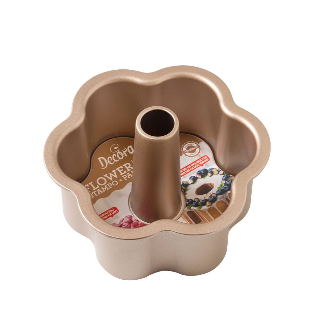 Decora forma do babki ANGEL FOOD z lub bez komina 22 cm, dwa rodzaje dna 70108