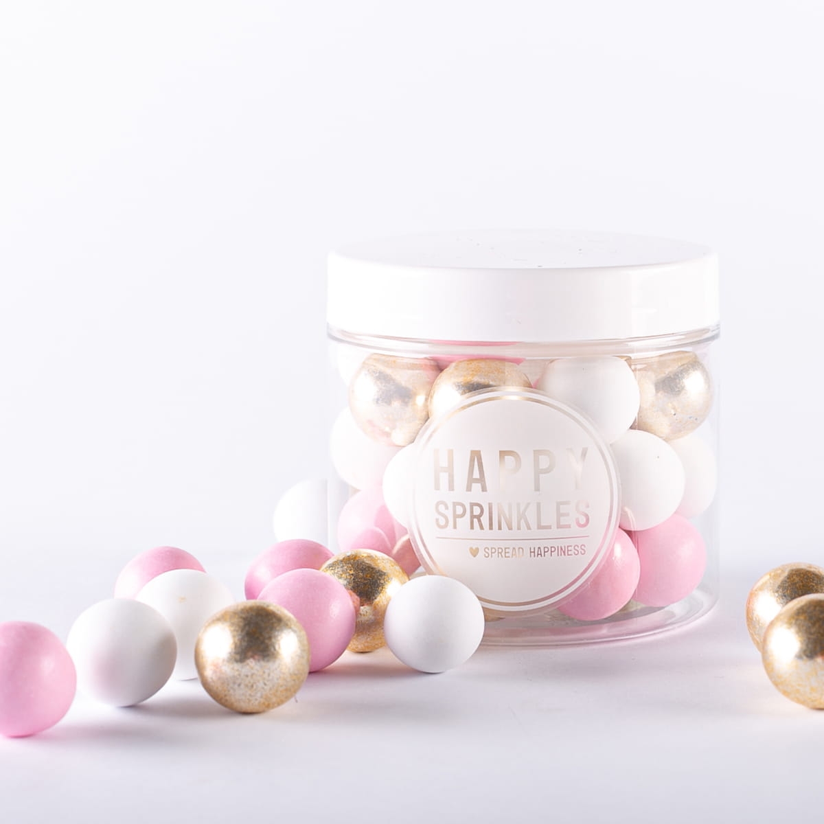 czekoladowe kule do dekoracji tortów , Posypka cukrowa Happy Sprinkles One In A Million XXL 130g