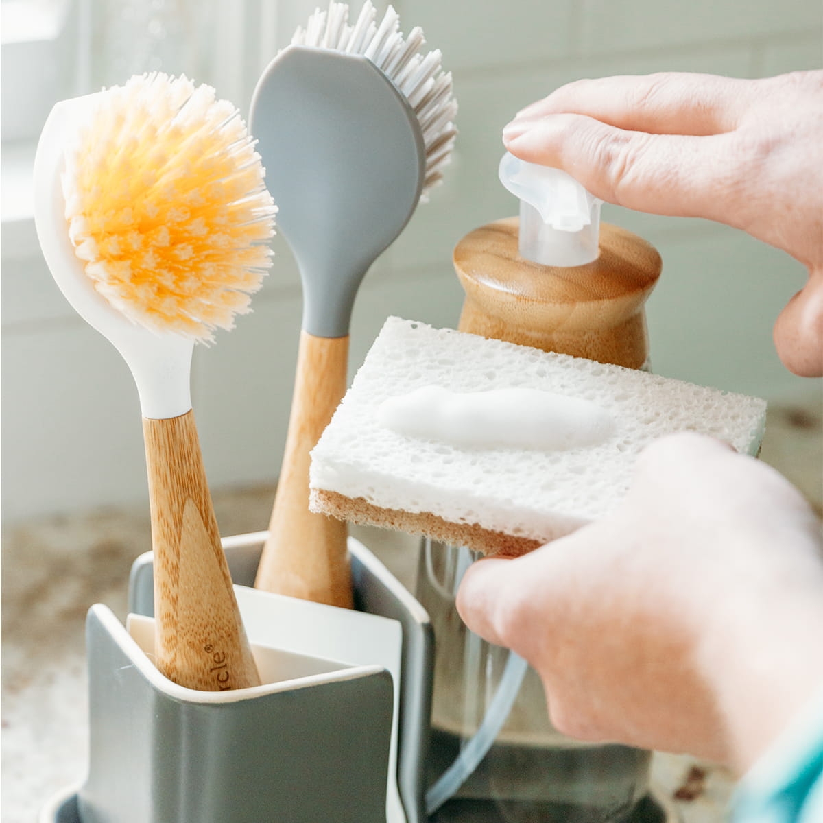 Ekologiczna gąbka do naczyń FC11208 w bakeshop.pl