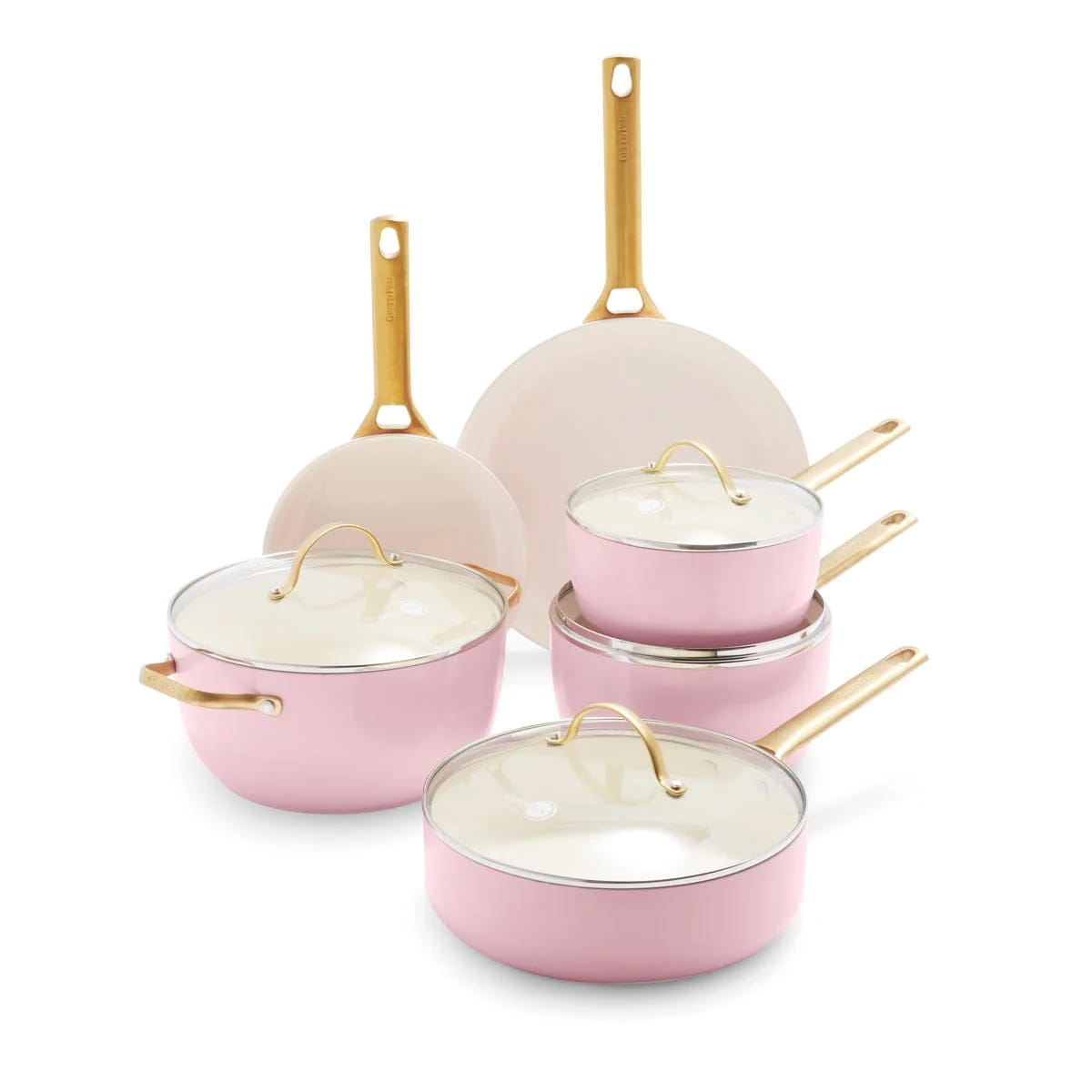 Zestaw garnków i patelni PADOVA Pink - 10 elementów GreenPan  CC005370-001 w bakeshop.pl