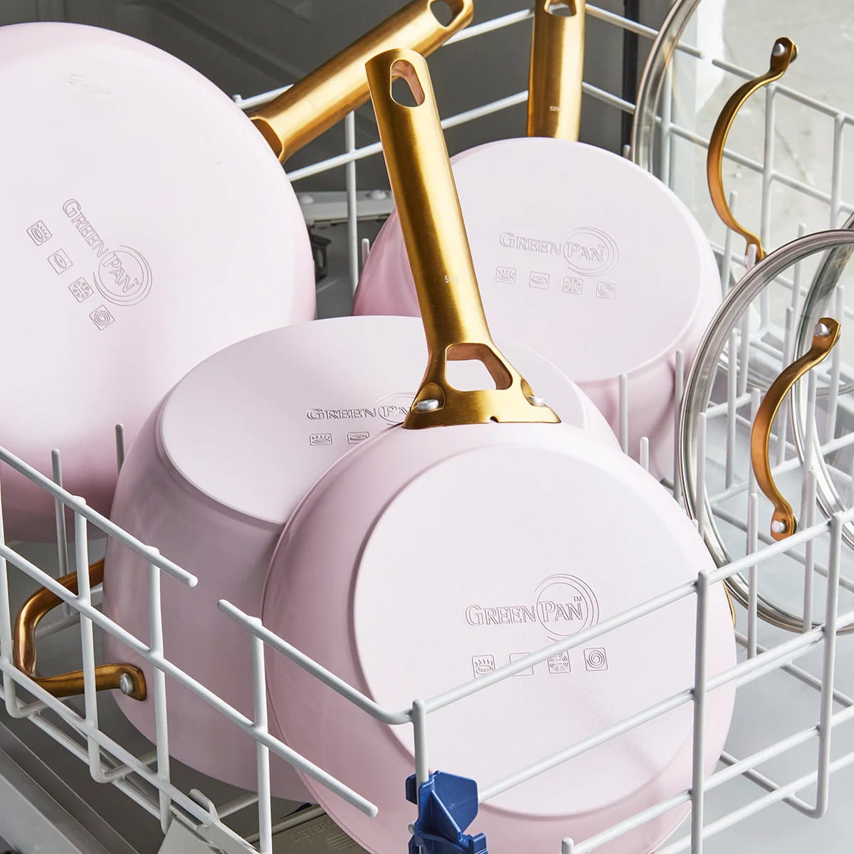 Zestaw garnków i patelni PADOVA Pink - 10 elementów GreenPan  CC005370-001 w bakeshop.pl
