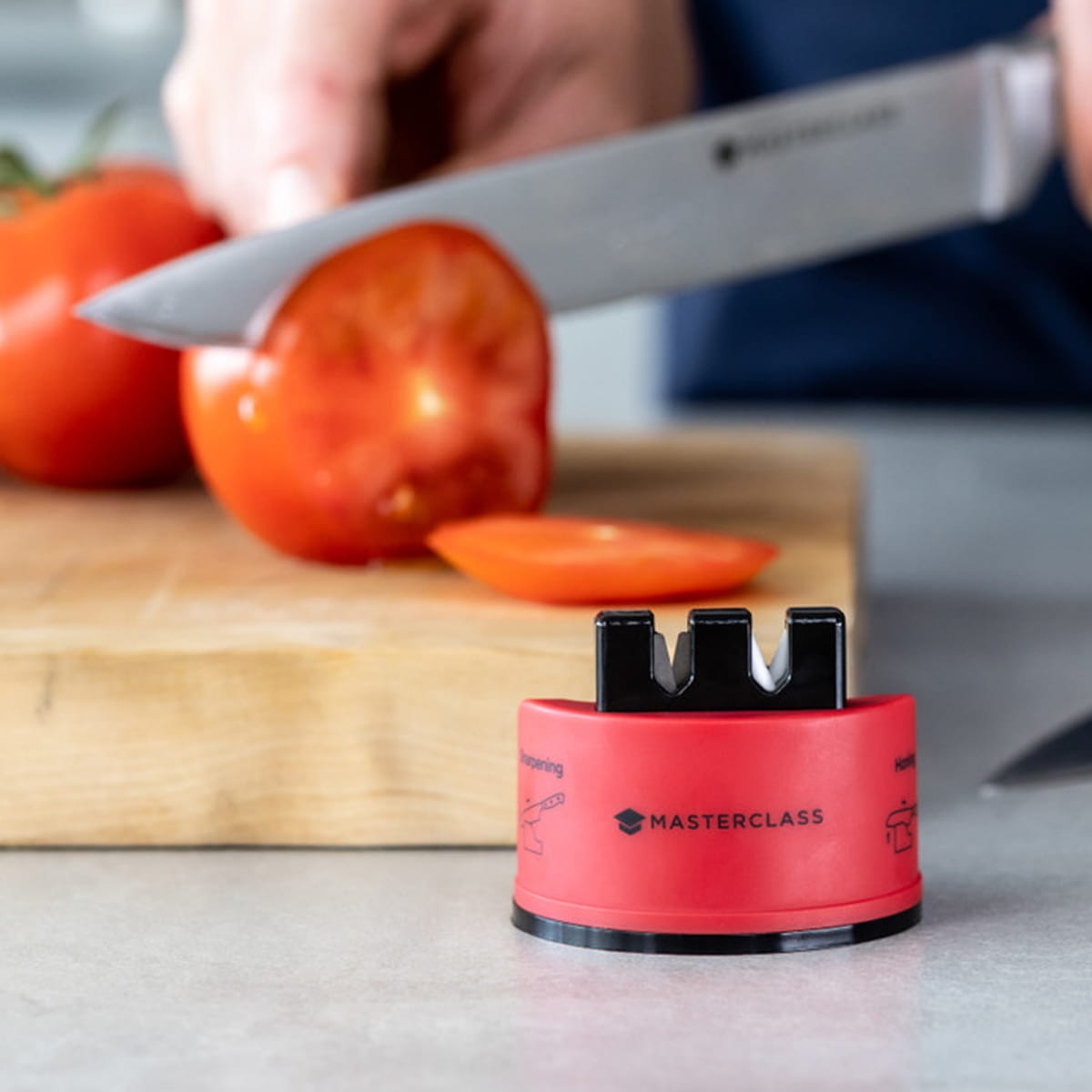 MasterClass ostrzałka do noży MCSMSHARPRED w bakeshop.pl