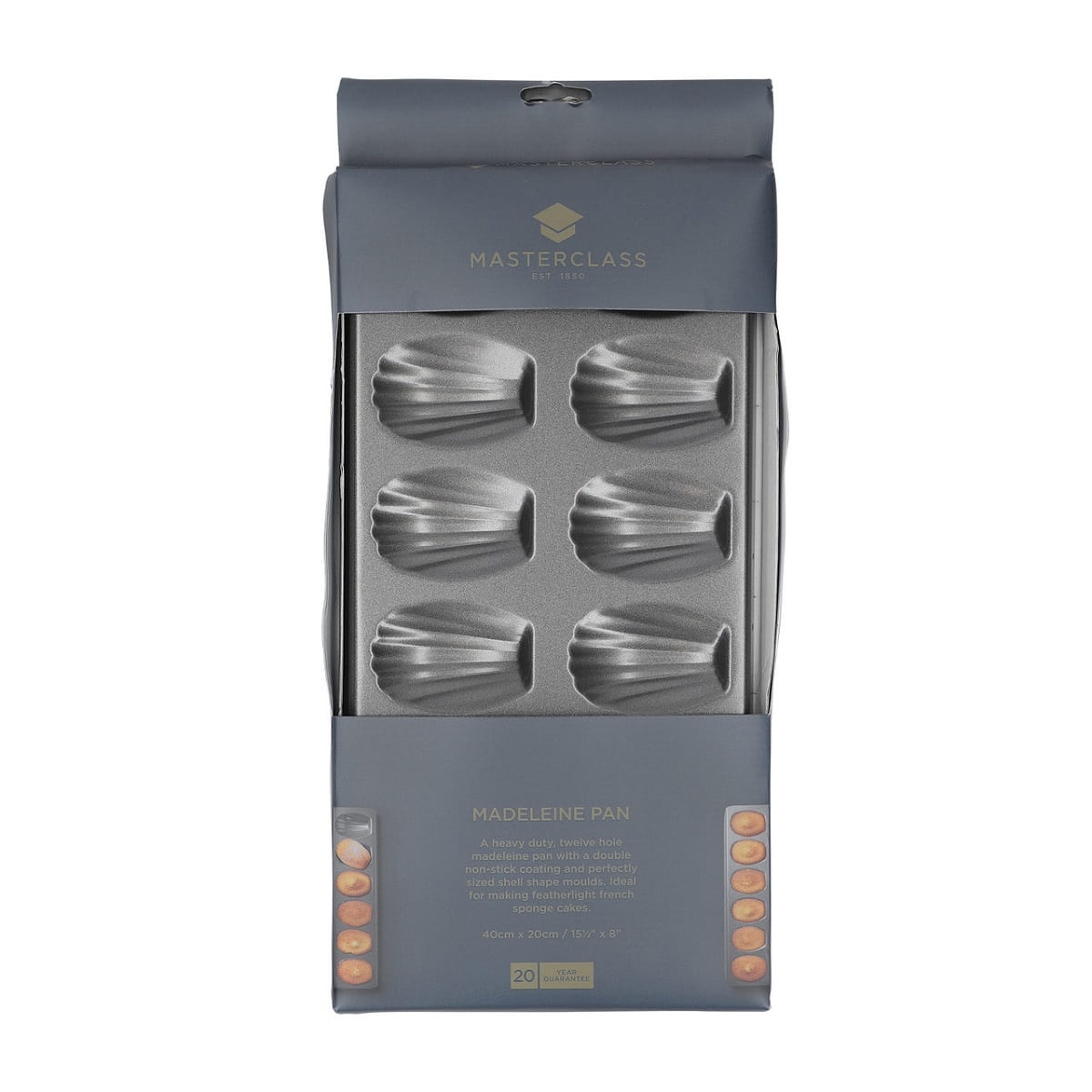 Stalowa forma do magdalenek KCMCHB66 w bakeshop.pl