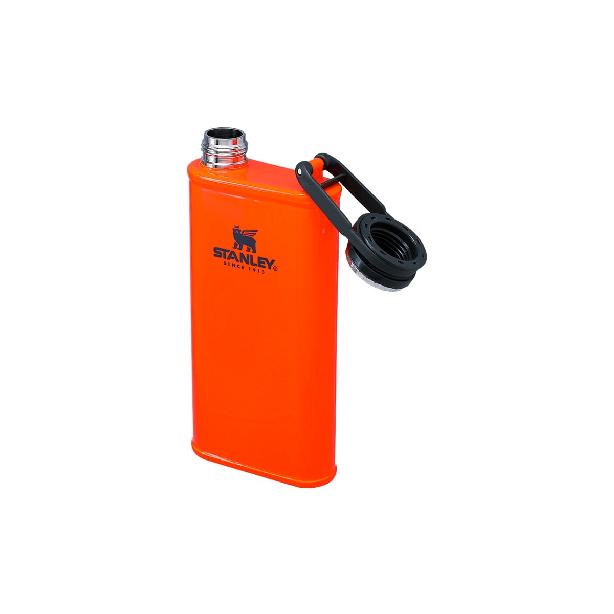 Stanley piersiówka stalowa 230 ml w kolorze neonowej pomarańczy 10-00837-245