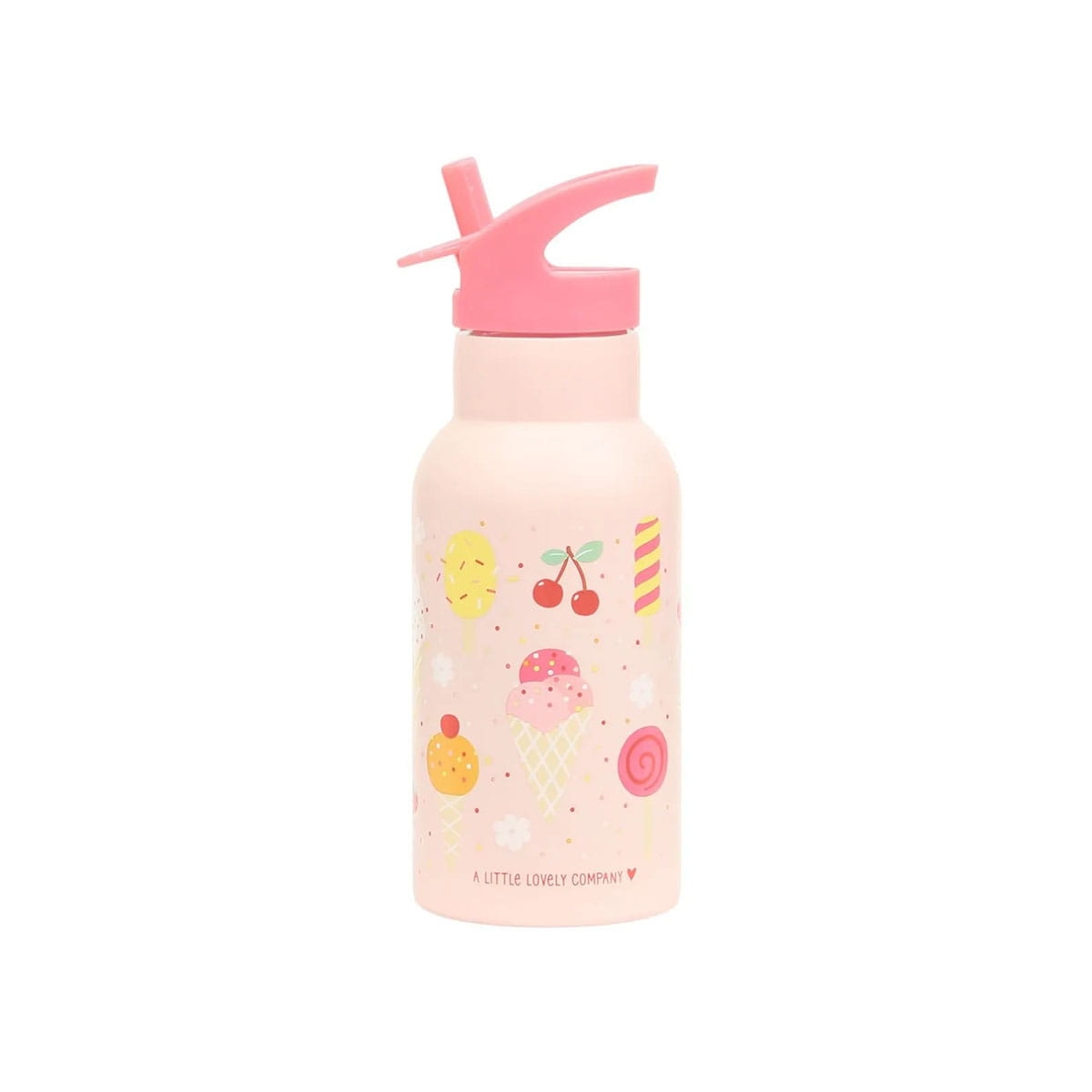 Kubek termiczny ze słomką dla dzieci ICE-CREAM 350 ml / LLC DBSSIC70 w bakeshop.pl