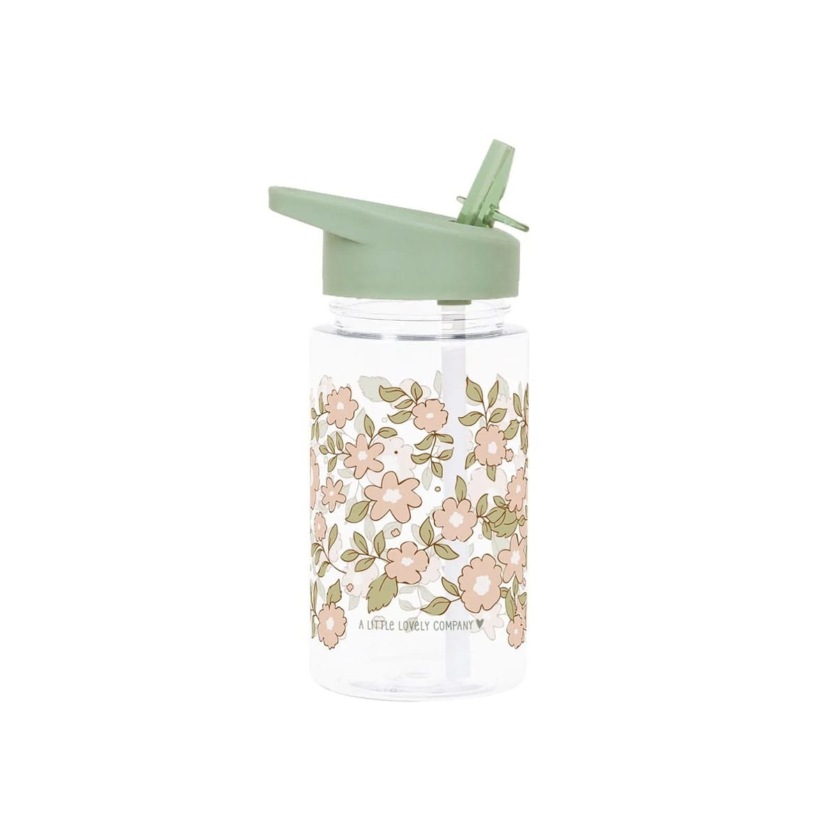 Butelka dla dzieci z ustnikiem BLOSSOMS SAGE 450 ml  w bakeshop.pl