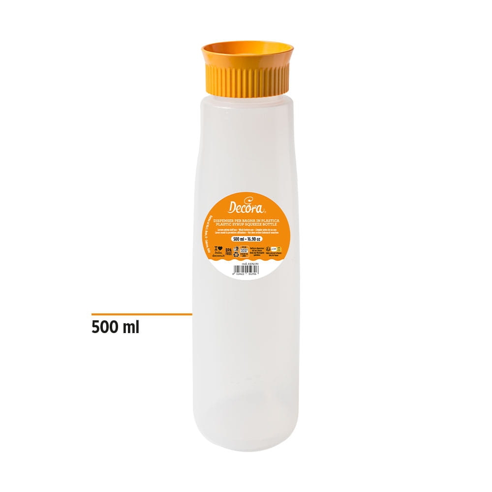 Butelka do nasączania biszkoptu 500ml  Decora