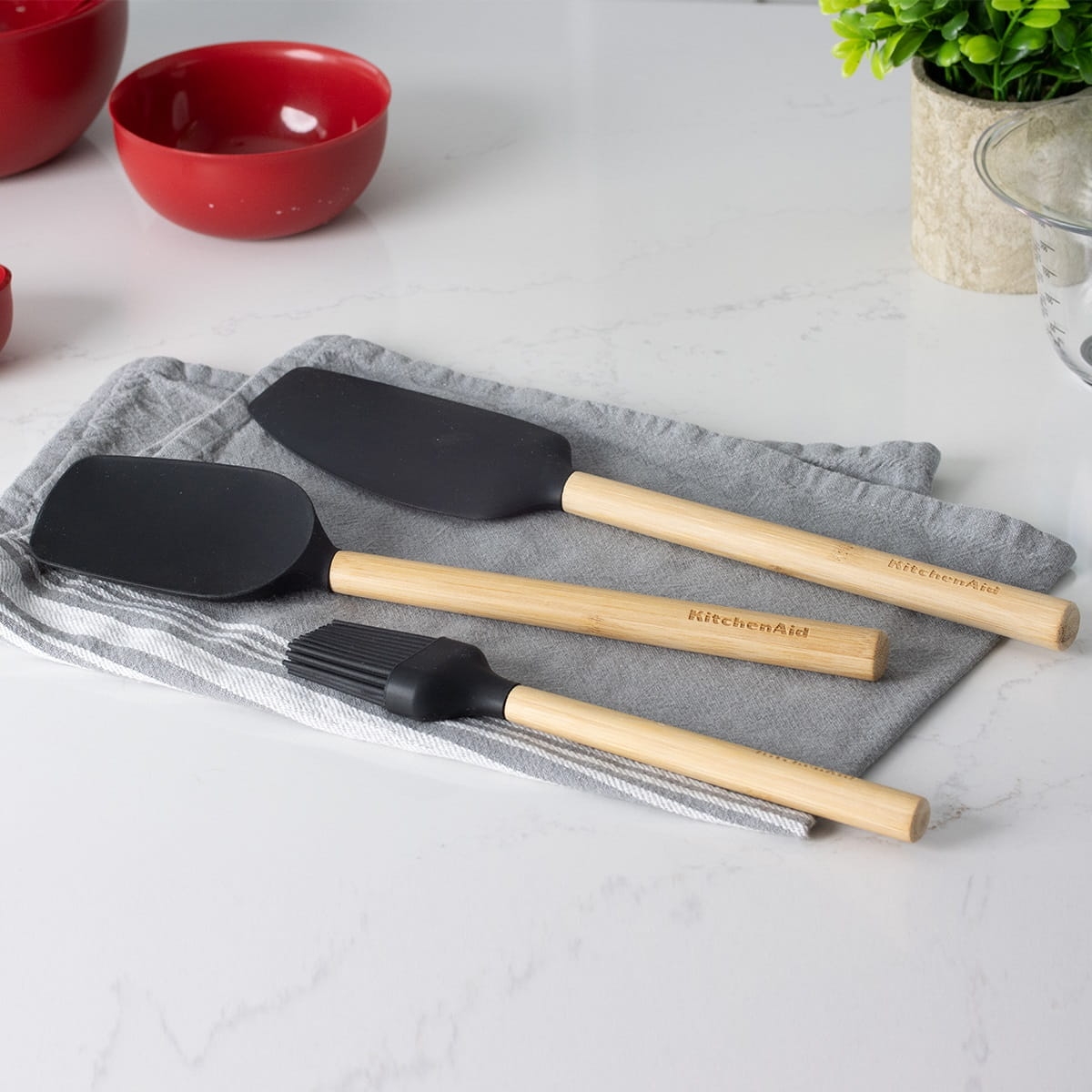 Silikonowe szpatułki KitchenAid w bakeshop.pl