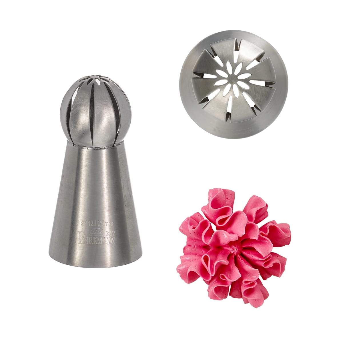 Tylka rosyjska, końcówka cukiernicza, duża 25mm, kwiat Birkmann nr 112