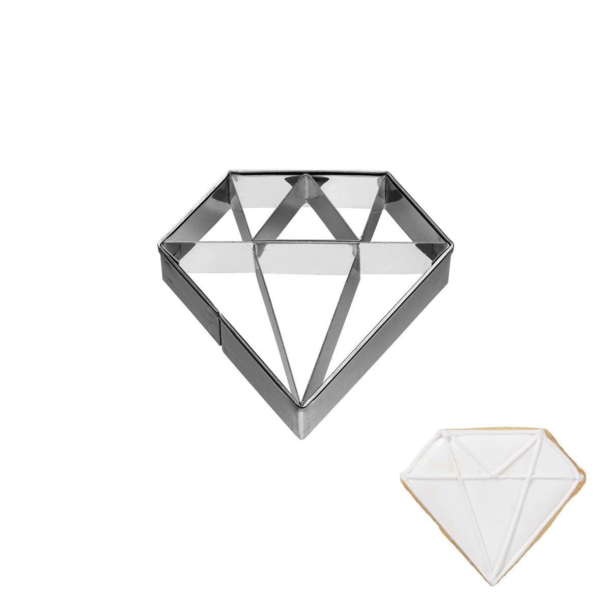 Foremka do ciasteczek DIAMENT 6 cm 193079 w bakeshop.pl