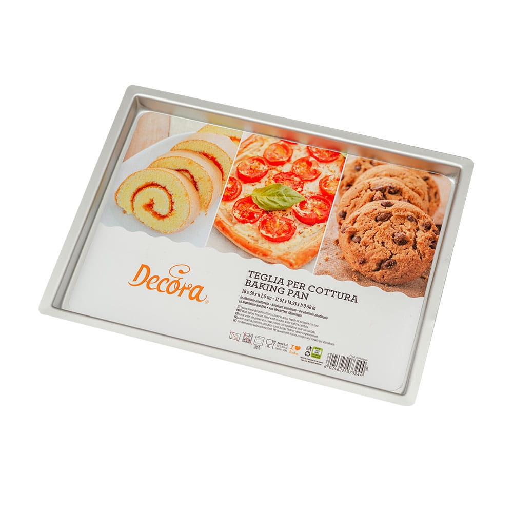 Decora 0062950 blacha do pieczenia rolad i ciastek 28 x 38 cm - w sklepie bakeshop.pl
