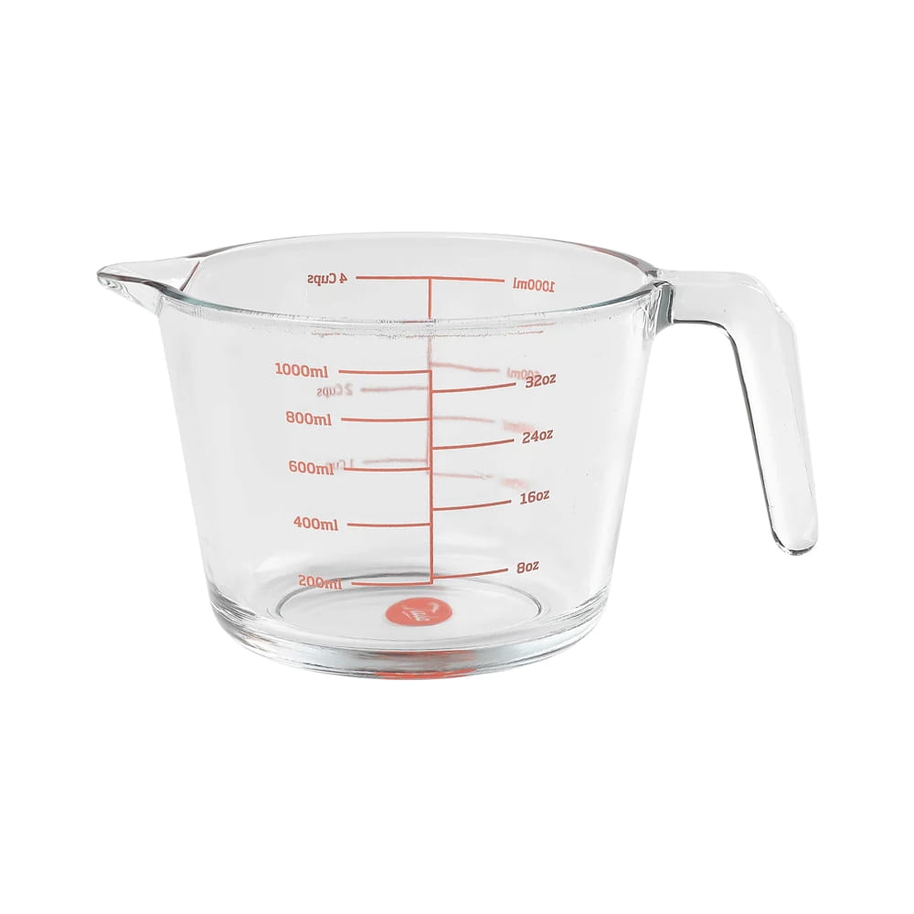 Tala miarka kuchenna szklana odporna na zmiane temperatur 1L