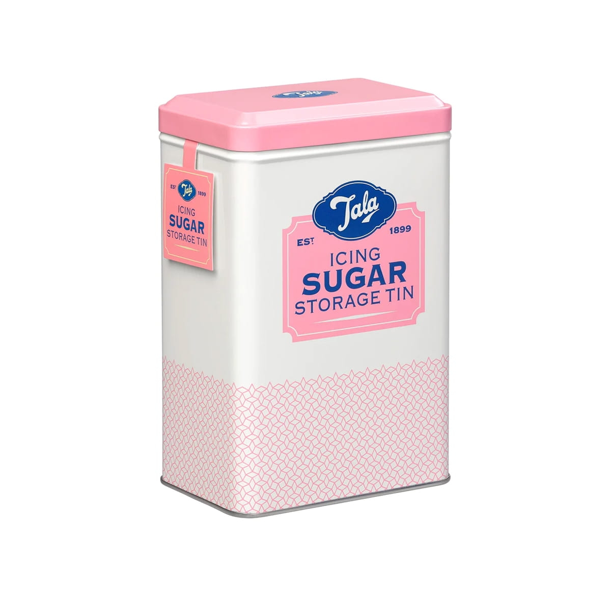 puszka metalowa na cukier RETRO różowa - Tala 10B26007