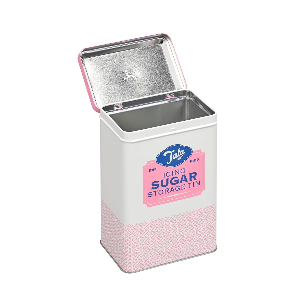 puszka metalowa na cukier puder RETRO różowa - Tala 10B26007