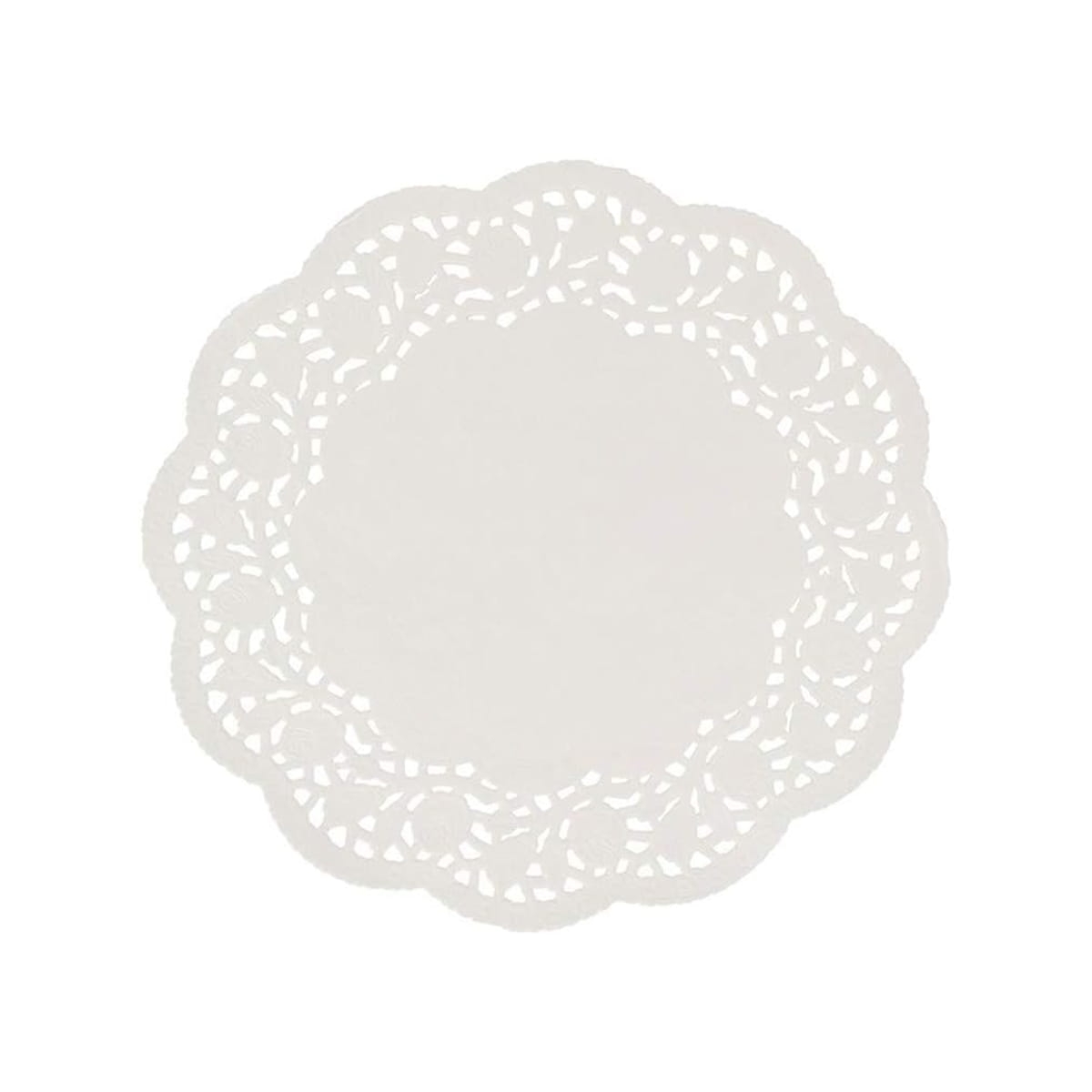 papierowe serwetki pod ciasto tort, białe 26 cm , Tala 10B10806