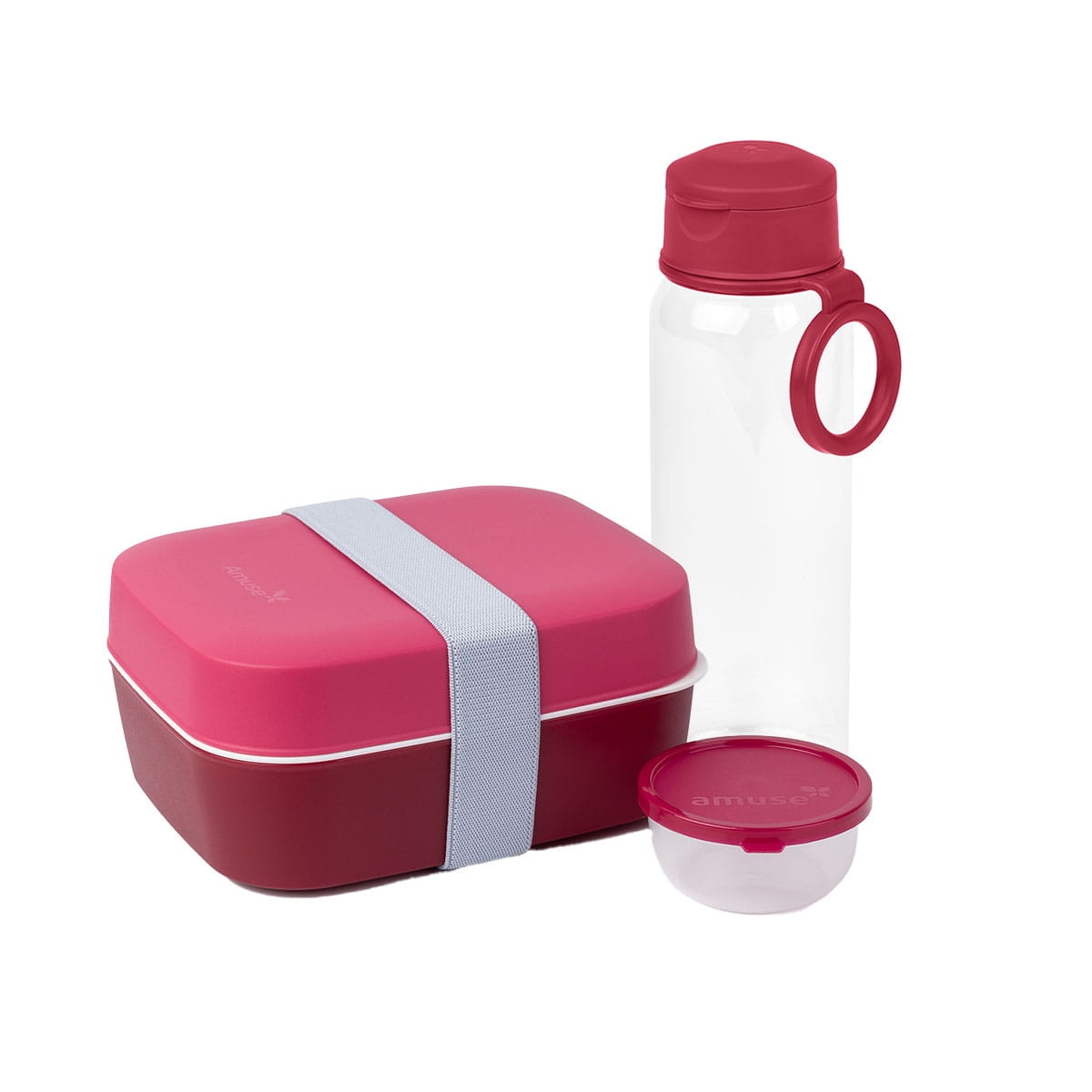 Amuse zestaw śniadaniowy Ruby lunchbox + butelka
