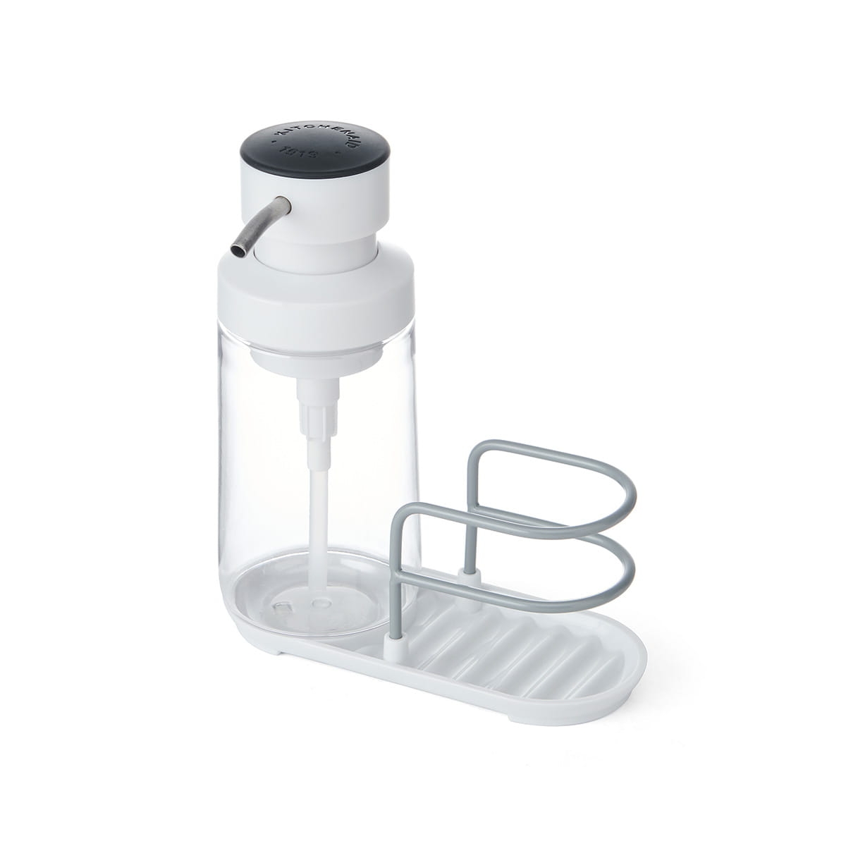 KitchenAid dozownik do płynu ze stojakiem na gąbkę 350 ml 5057982102449