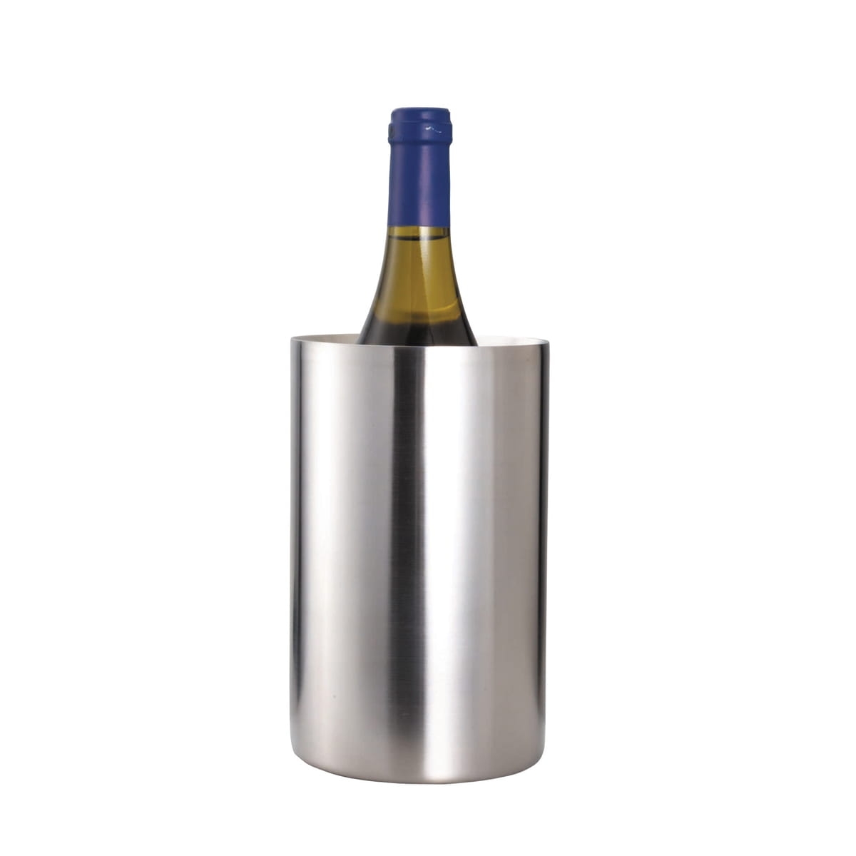 cooler do wina z podwójnymi ściankami stal szczotkowana - BarCraft KCBCWCOOLSS