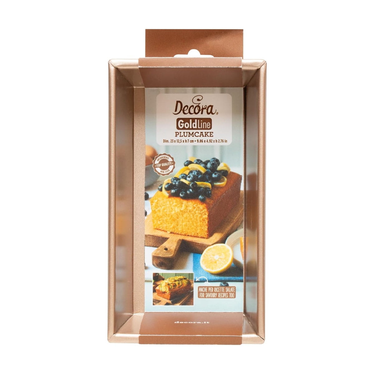 0070115 Decora keksówka złota Gold Line 23 cm