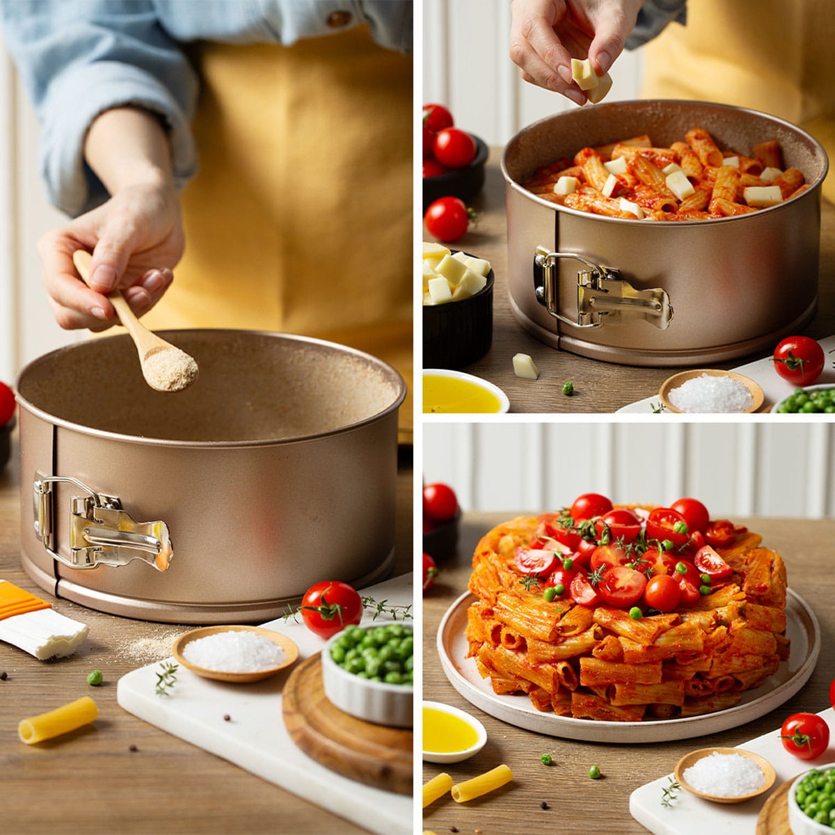 Decora tortownica złota Gold Line 21,5