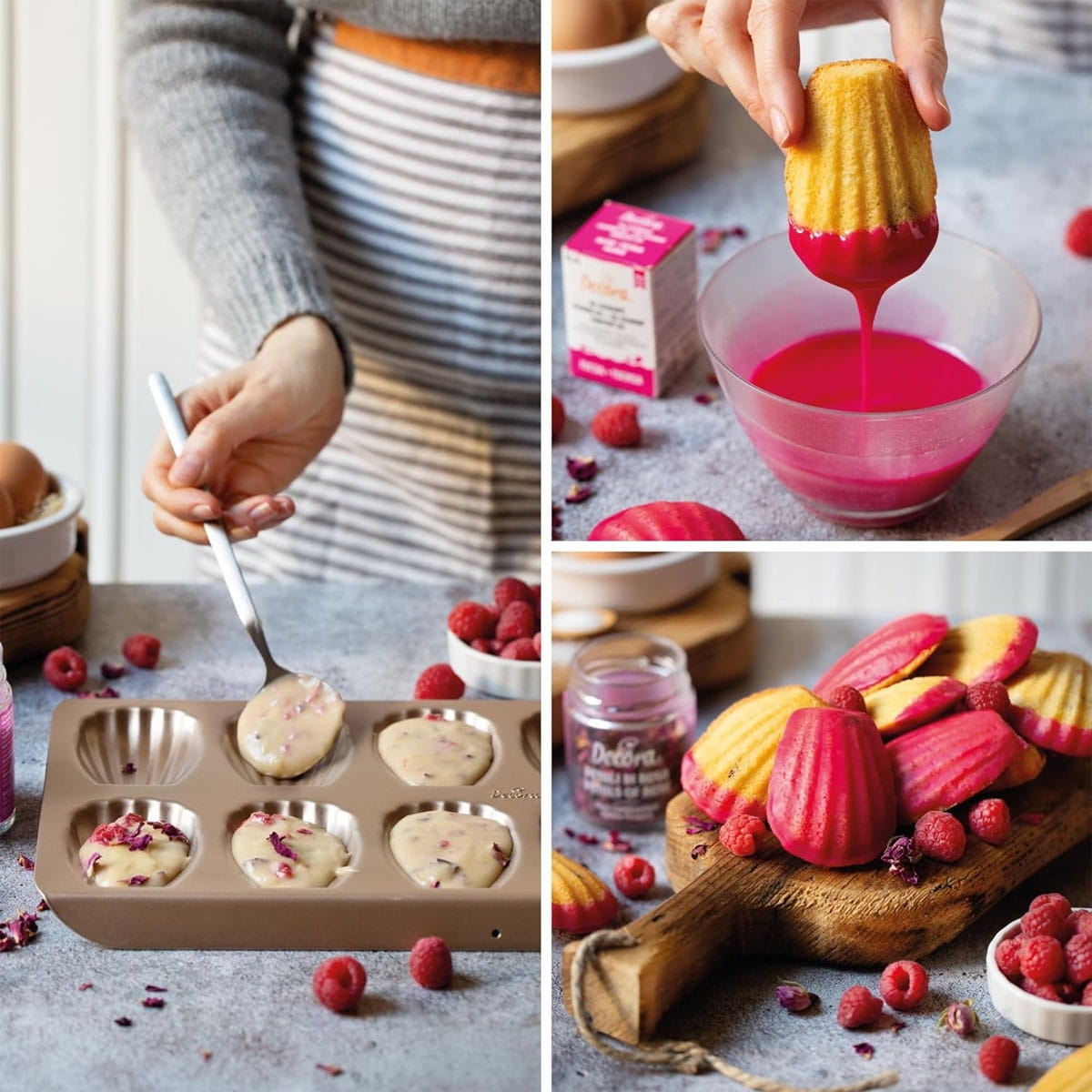 Decora forma do magdalenek złota Gold Line 12 sztuk0070112