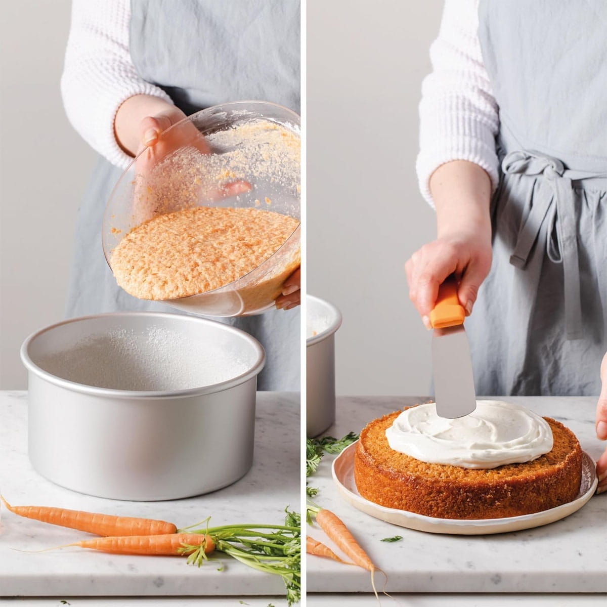 tortownica okągła forma do biszkoptu bez zapięcia decora