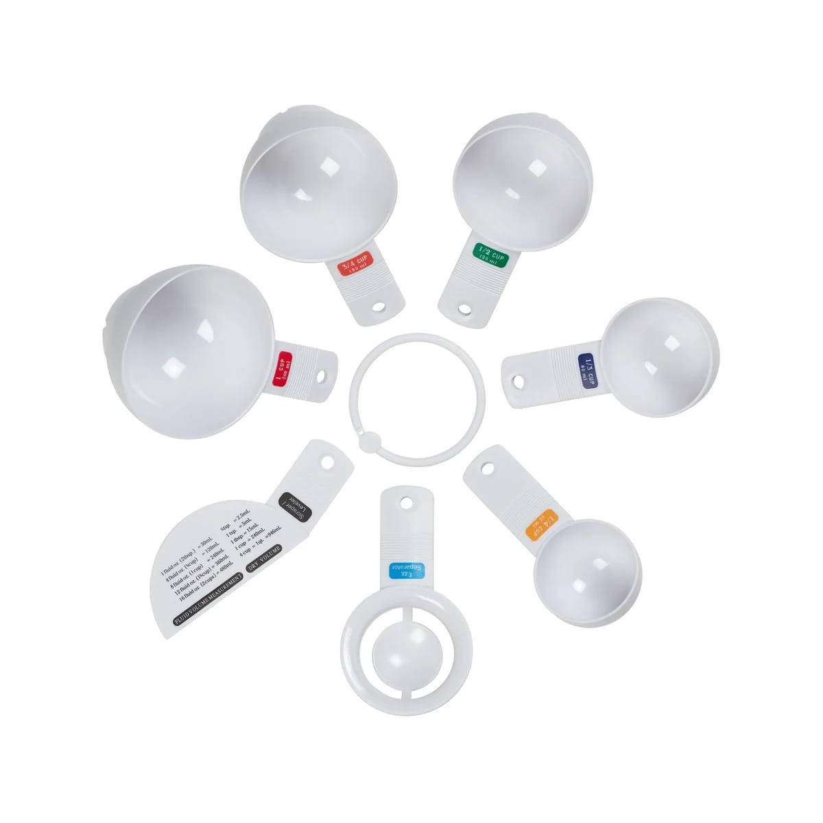 Miarki kuchenne szklanki + separator do jajek Tala 10A10480