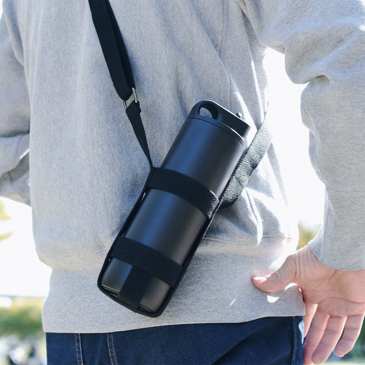 Kinto torba uchwyt na kubek 75 mm, czarna  23374