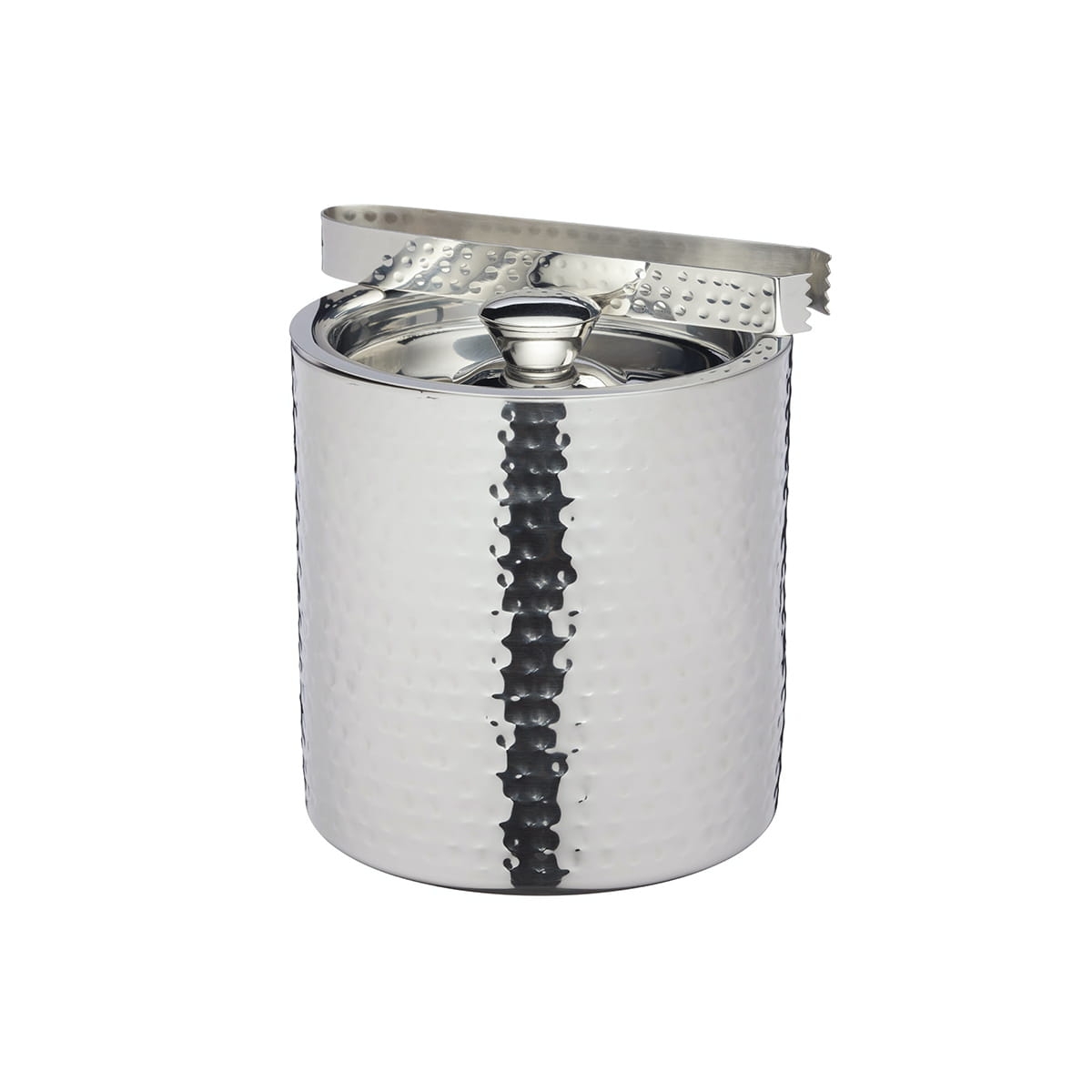 Kubełek na lód z pokrywką i szczypcami w bakeshop.pl